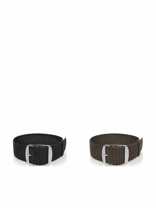 KOSTELO Riemen aus Stoff Schwarz 18mm