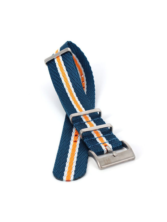 Piero Magli Piero Magli Fabric Strap Nato Blue 20mm