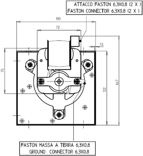 Fergas Βεντιλατέρ για Σόμπα Pellet