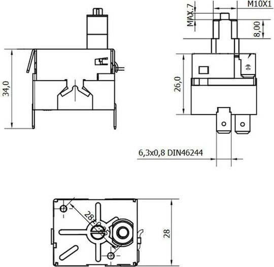 SKL Thermostat for Pellet Stove