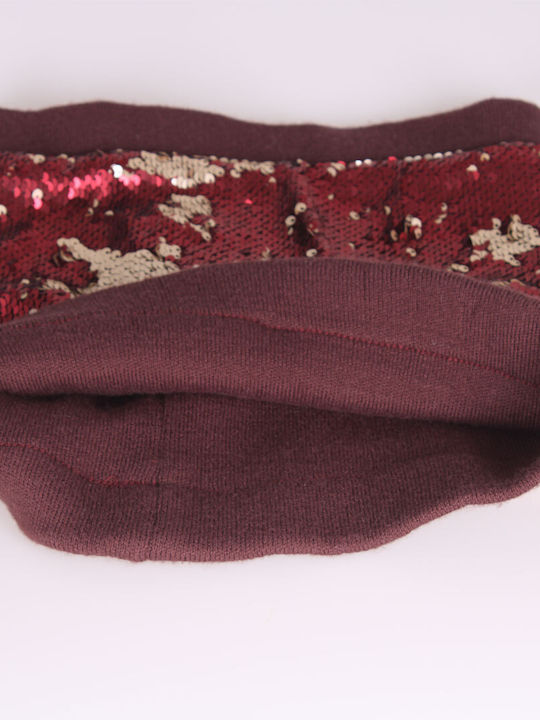 Women's Wool Neck Warmer Burgundy