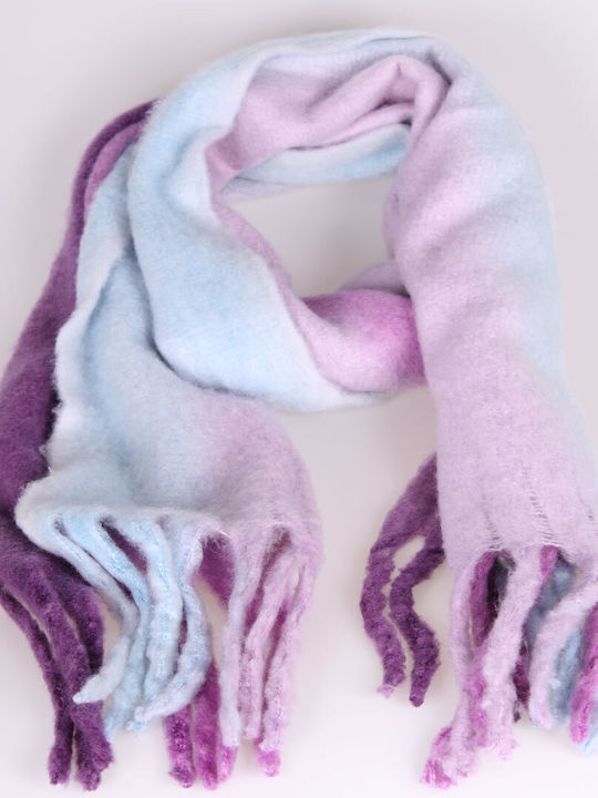 Women's Wool Scarf Purple