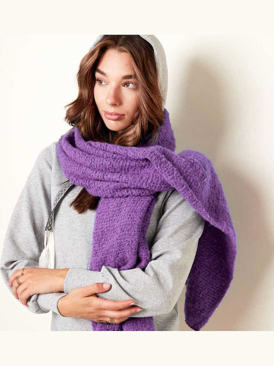Women's Knitted Scarf Red