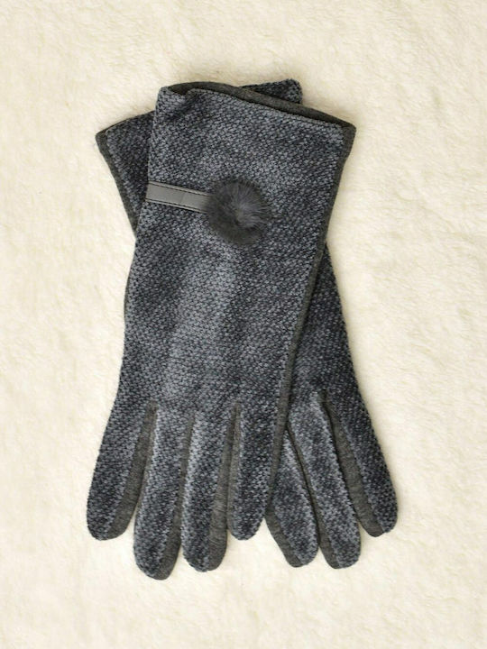 Gray Gestrickt Handschuhe Berührung