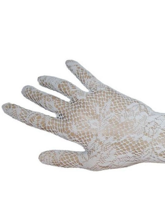 Women's Knitted Gloves White