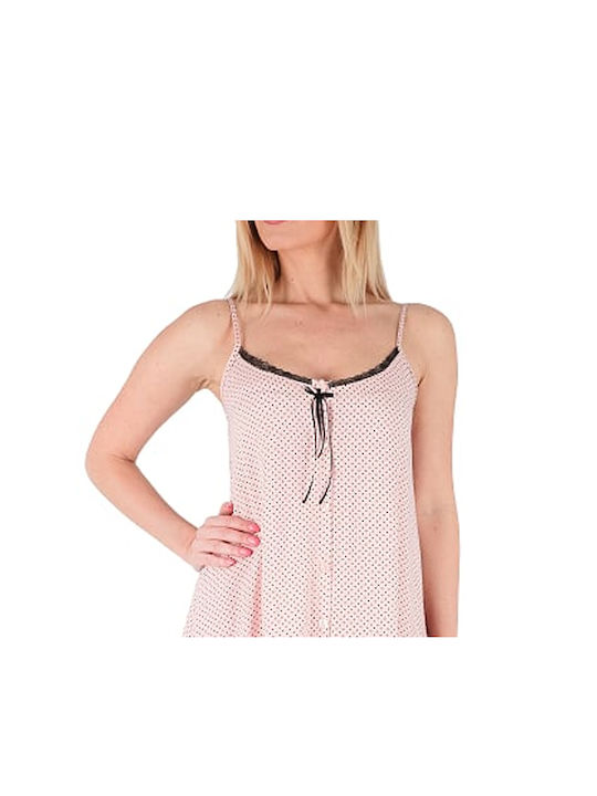 Claire Katrania Summer Women's Nightdress Pink