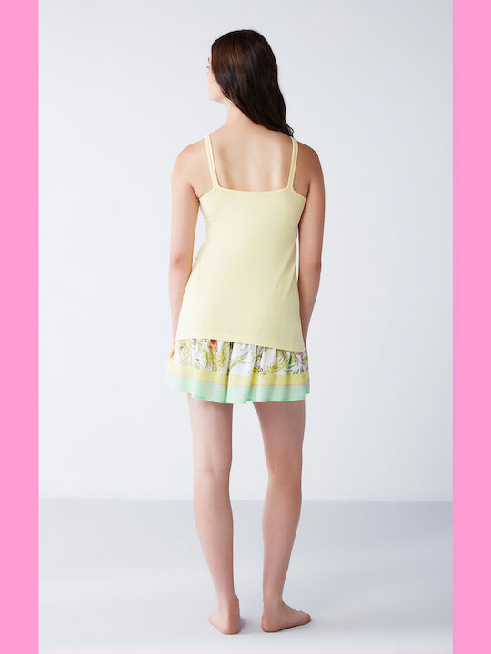 Penye Mood Summer Babydoll Yellow Flowers