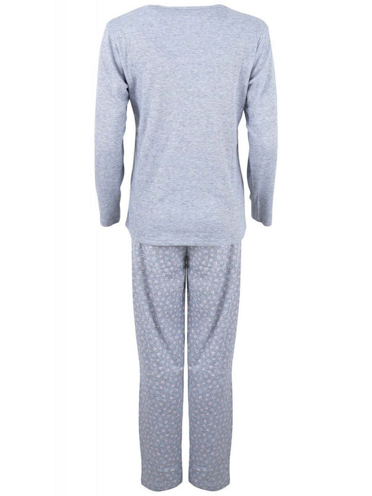 Cool Winter Damen Pyjama-Set Gray