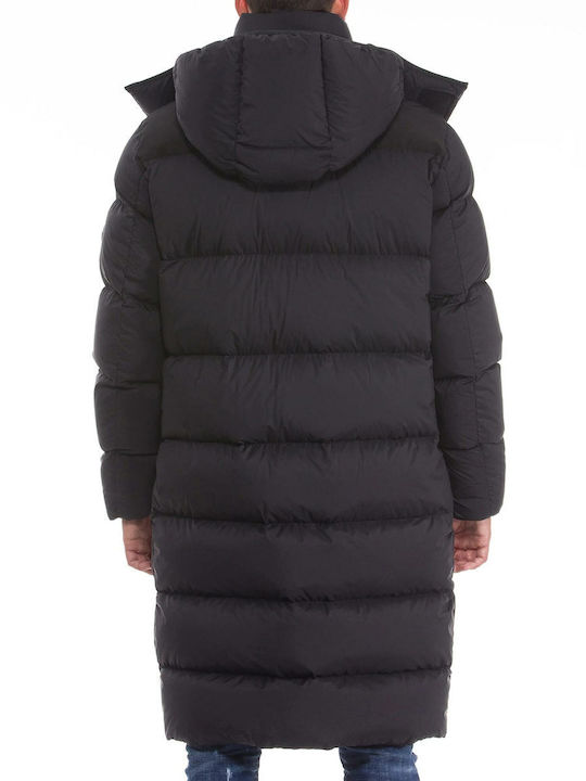 Moncler Hanss Geacă pentru bărbați de iarnă Puffer Negru