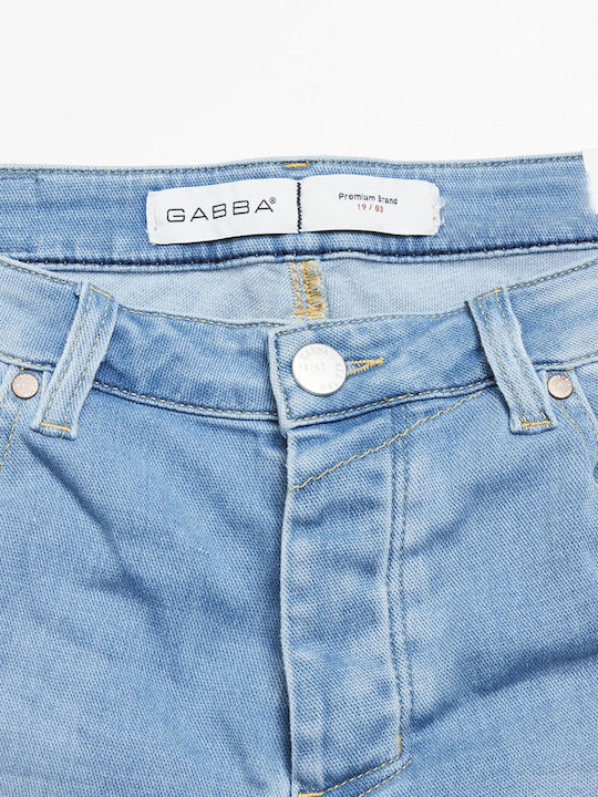 Gabba Jason Herrenshorts Jeans Hellblau