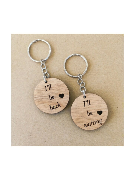 Set Keychain Lemnoase Cafenea 2buc