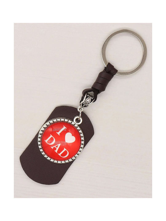 Lucrat manual Keychain Piele Cafenea