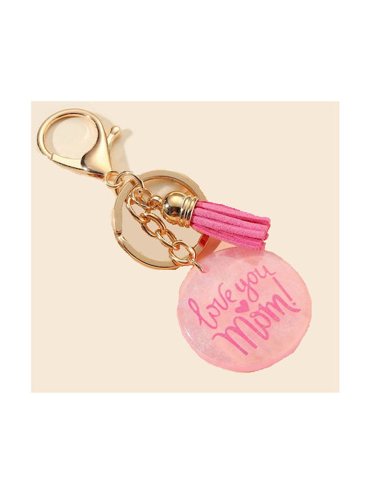 Handmade Keychain Metallic Gold