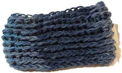 Γυναικείο Headband Πλεκτό σε Μπλε χρώμα