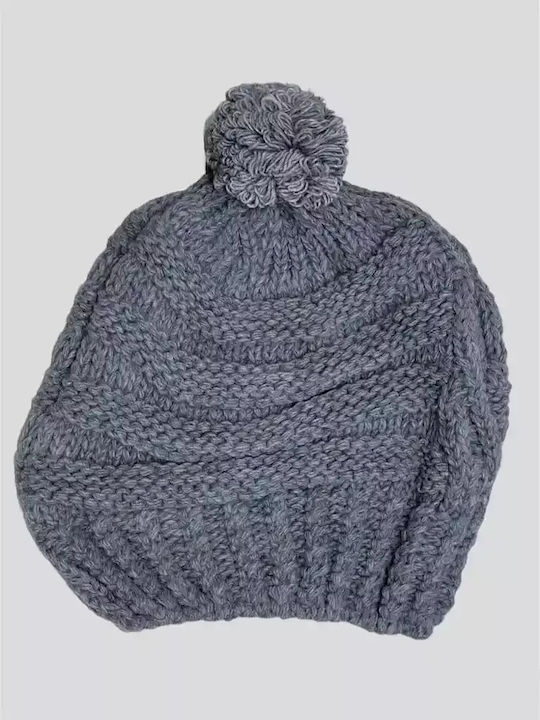 Knitted Beanie Cap Gray
