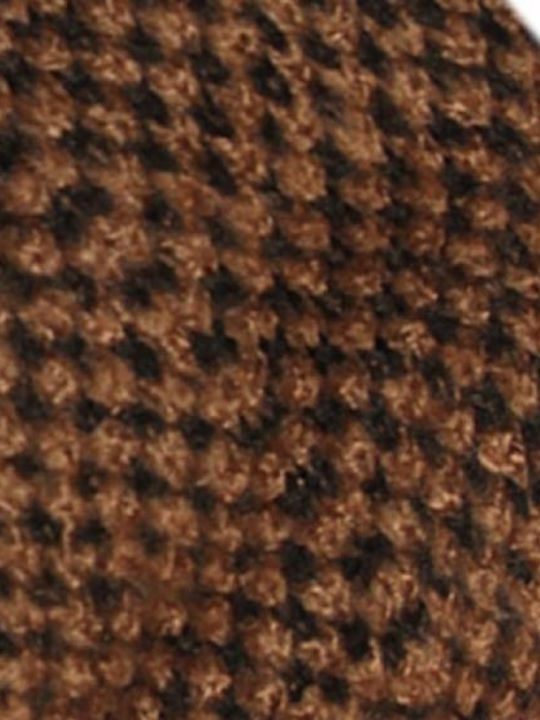Beanie Unisex Beanie Gestrickt in Braun Farbe