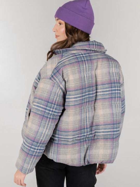 Knitted Beanie Cap Purple