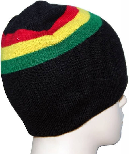 Beanie Unisex Beanie Knitted in Black color