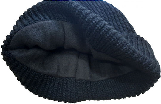 Beanie Männer Beanie Gestrickt in Marineblau Farbe