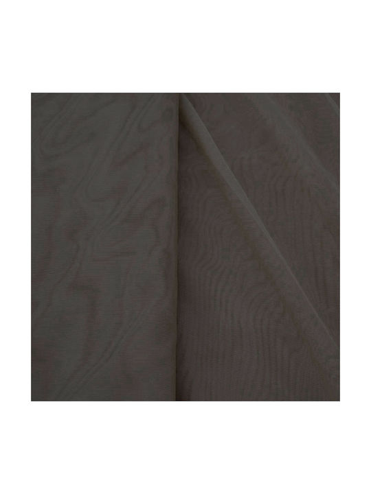 Saray Home Κουρτίνα με Τρέσα Μαύρη 140x280εκ.