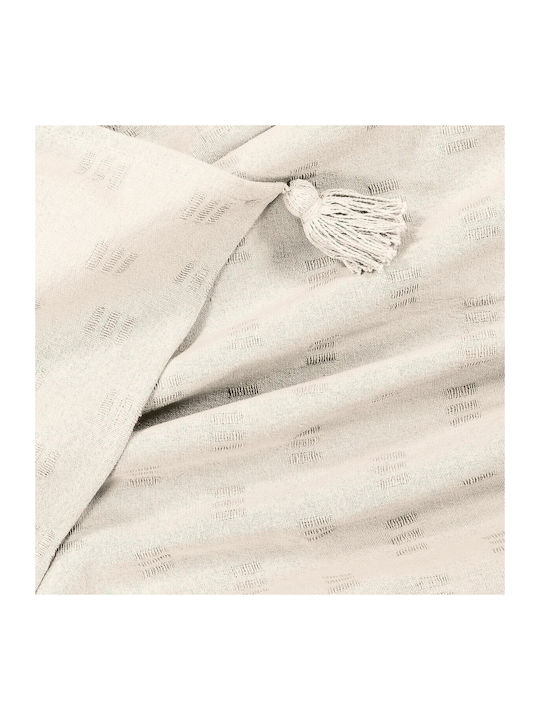 La Redoute Interieurs Sesselüberwurf Jacquard 150x150cm Beige