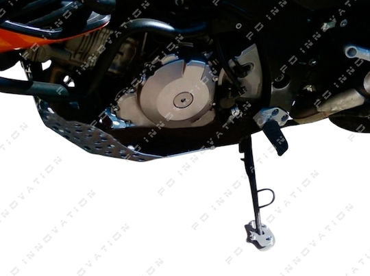 Moto Discovery Extensie Stand Lateral Motocicletă în Culoare Argintie 0002-02