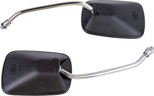 Motorcycle Mirrors for Honda GLX 2pcs Black