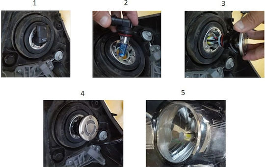Xenon Set de Iluminare H11 Can bus 40W 12V 6000K Alb rece