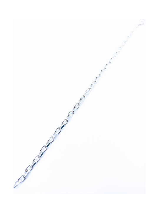 Silver Chain Hand Thin Thickness 4mm and Length 20.5cm