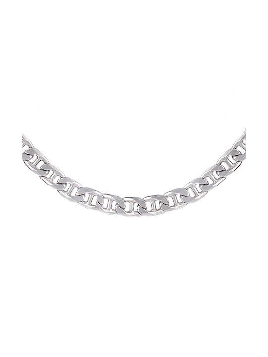 Silver Chain Neck Wide Thickness 6.8mm and Length 60cm