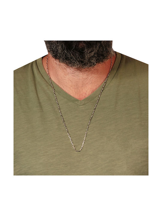 Herren Silberne Kette Nacken