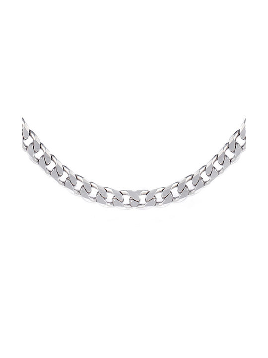 Silver Chain Neck Wide Thickness 6.30mm and Length 60cm