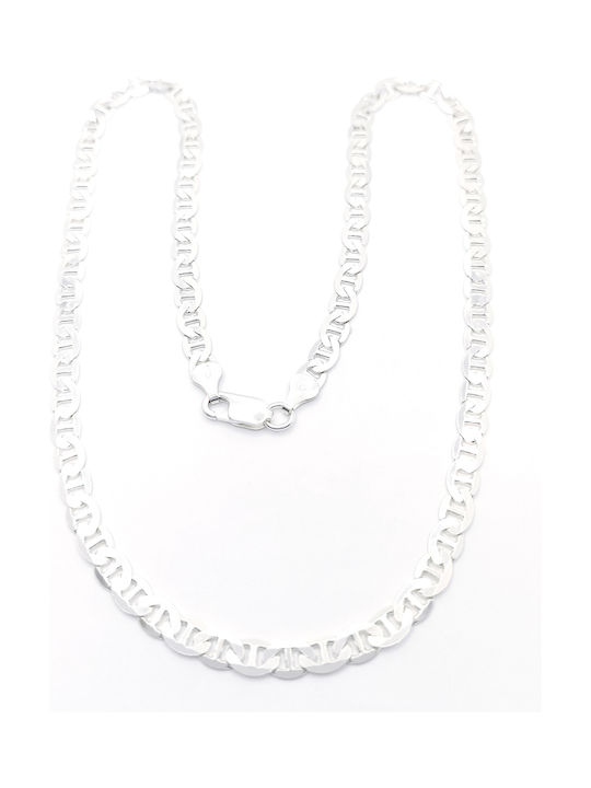 PS Silver Silberne Kette Nacken Dünn Dicke 1.20mm und Länge 55cm