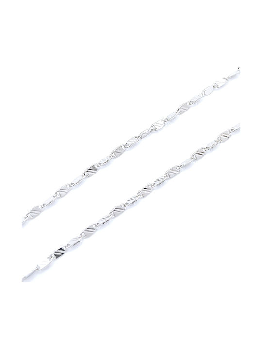PS Silver Αλυσίδα Λαιμού Ασημένια PS Silver Αλυσίδα Λαιμού Ασημένια