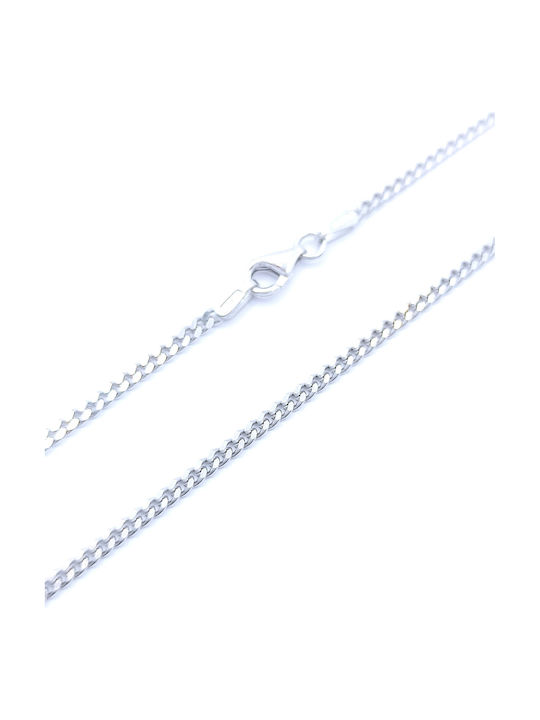 PS Silver Silver Chain Neck Thin Thickness 2.1mm and Length 40cm