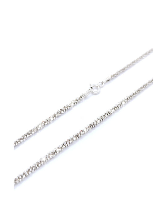 PS Silver Silberne Kette Nacken Dünn Dicke 2.5mm und Länge 45cm