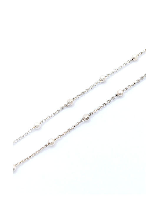 PS Silver Silver Chain Neck Thin Thickness 2.5mm