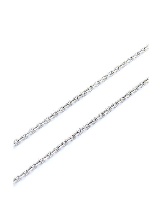 PS Silver Silver Chain Neck Thin Thickness 2.25mm and Length 51cm