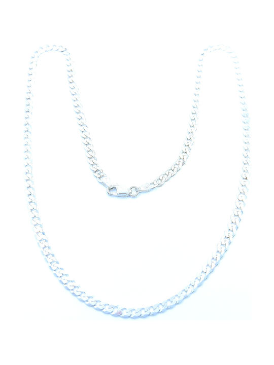 PS Silver Silver Chain Neck Thin Thickness 3.85mm and Length 45cm