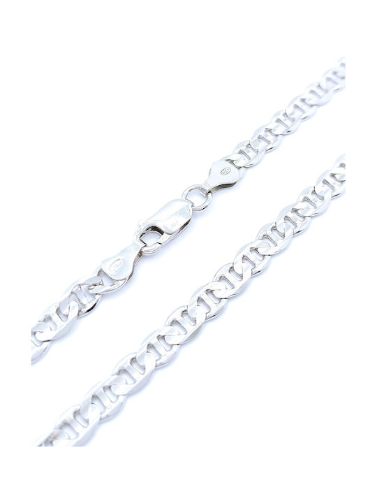 PS Silver Silberne Kette Nacken Dünn Dicke 1.20mm und Länge 62cm