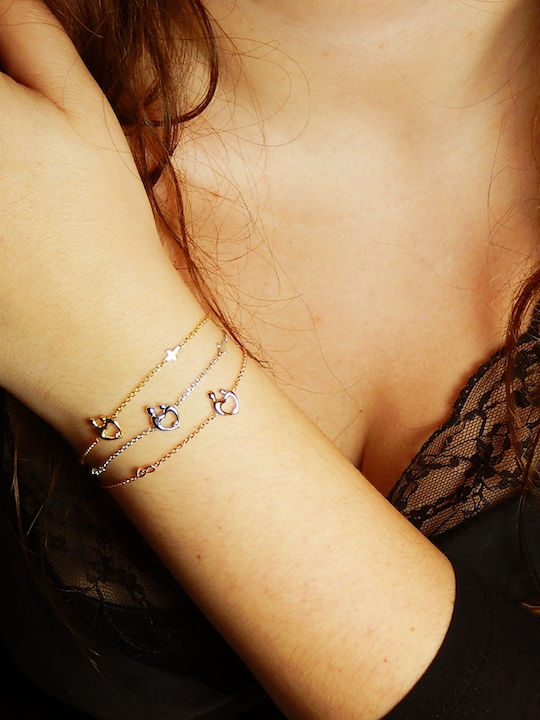 Art d or Set mit Halskette & Armband aus Roségold