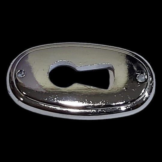 Rosette - Door Escutcheon Furniture Silver