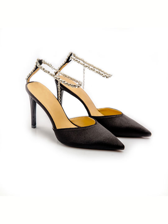 Malesa Pointed Toe Black Heels