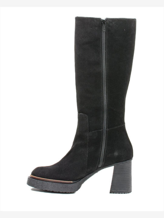 Wonders Women's Boots with Zipper Black