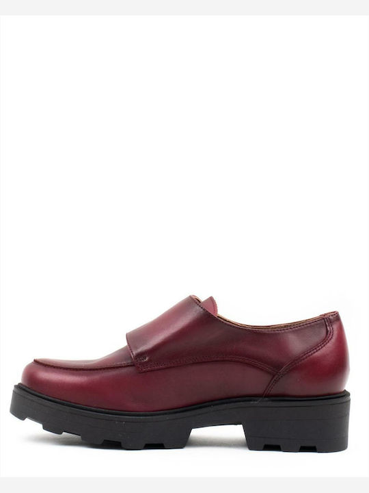 Yokono Leder Damen Loafers in Braun Farbe