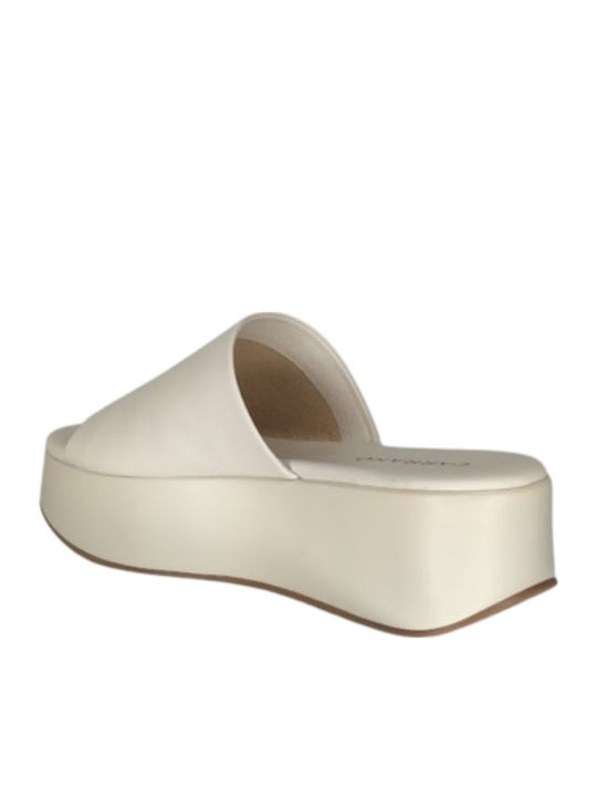 Mestico Platforme Dama Tip Slip On Albe