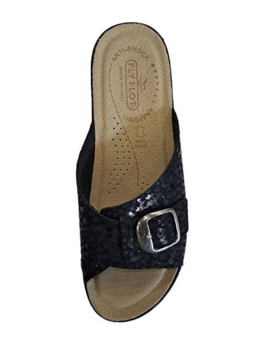 Platforme Dama Tip Slip On Negre