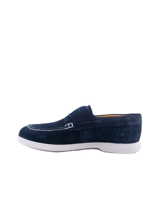 Vice Footwear Suede Ανδρικά Loafers σε Μπλε Χρώμα