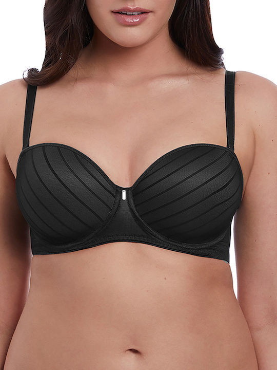 Freya Strapless Bra Black