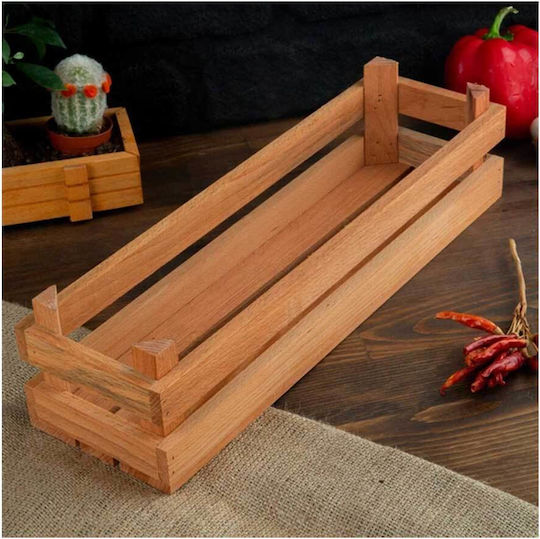 Decorative Crate Garden Wooden 43cmx12.5cm UP00610